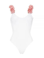 Backless Petal Strap Parent-Child Swimsuit