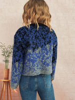 Asymmetrical Hem Zip Up Cardigan