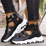 Cutout Platform Sneakers