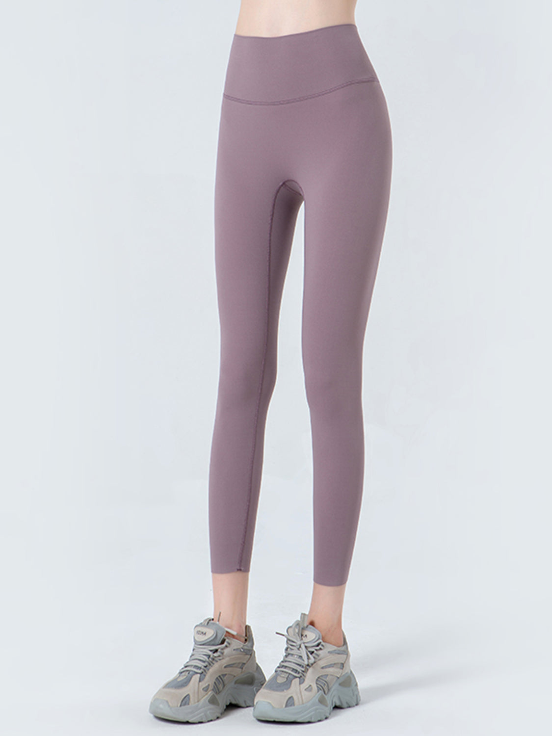Wide Waistband Cropped Sports Leggings - Ladyez
