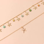Starfish Charm Double Layered Necklace