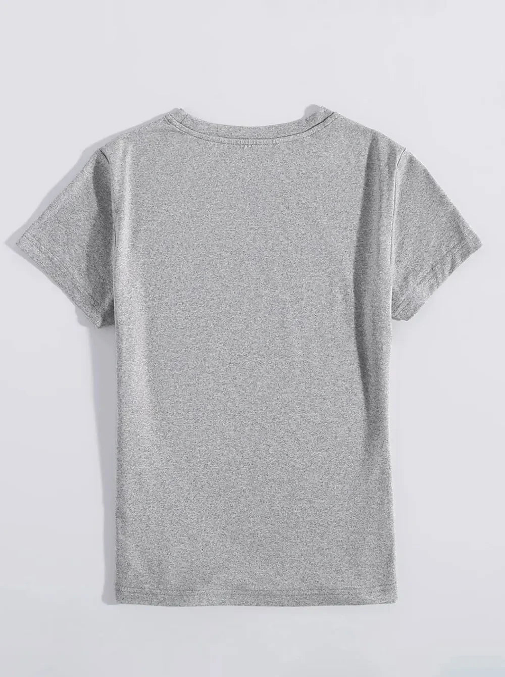 Rabbit Round Neck Short Sleeve T-Shirt