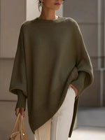 Oversized Batwing Sleeve Knit Sweater