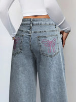 Wide Leg High Waist Jeans