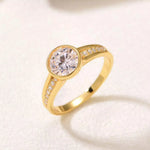 1.2 Carat Moissanite 925 Sterling Silver Ring