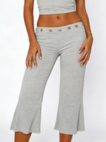 Mid Rise Capris Pants