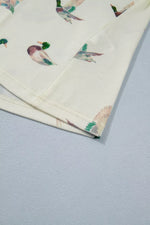 Mallard Print Western Style Tank Top