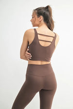 MONO B Venice Cloud Light U-Back Active Tank - Ladyez