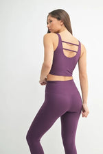 MONO B Venice Cloud Light U-back Active Tank - Ladyez