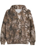 Printed Kangaroo Pocket Oversized Hoodie
