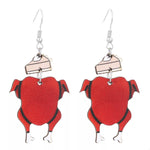 Thanksgiving Turkey Dangle Earrings