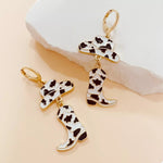 Cowboy Hat and Boot Dangle Earrings