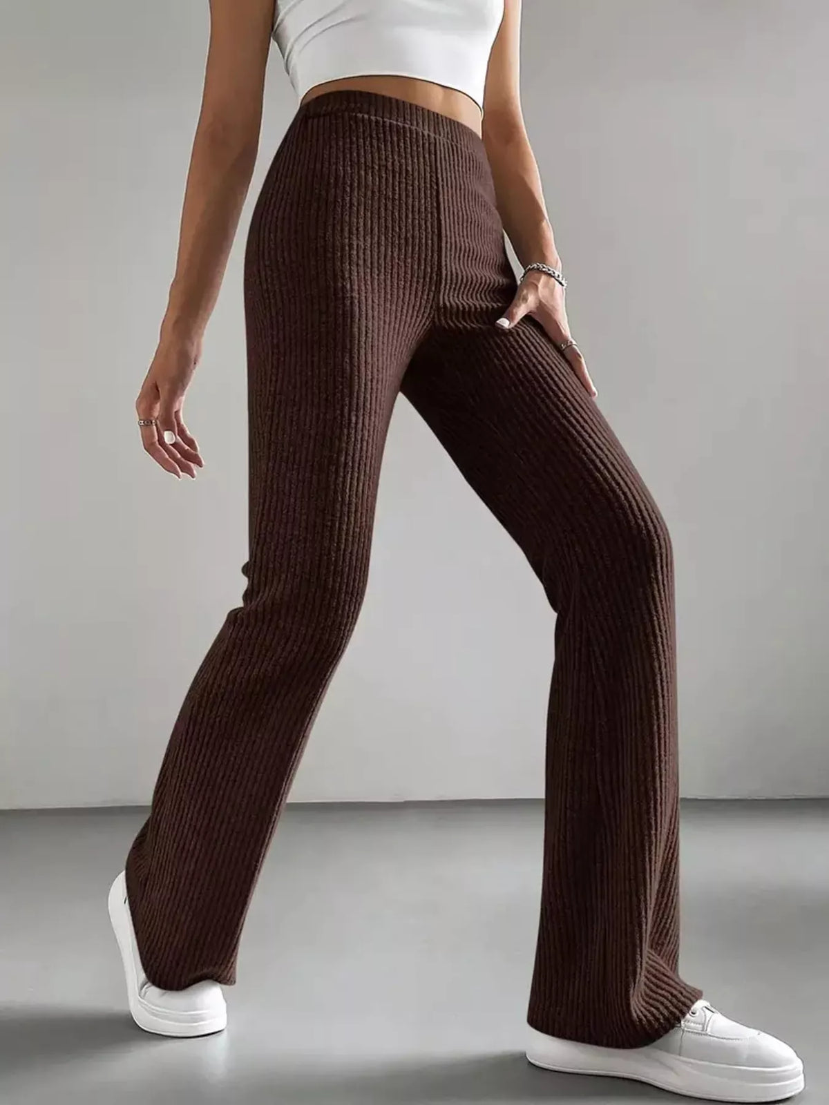 High Waist Flare Pants