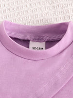 Children's Crop Top & Ruched Dress Set