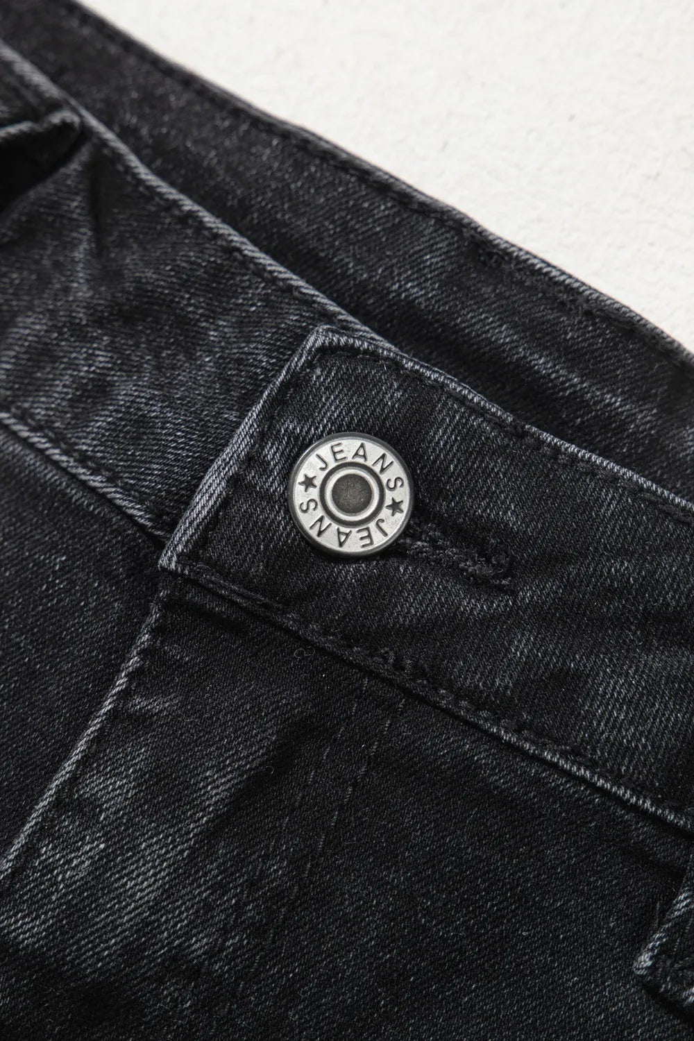 Wide Leg Pocketed High Waist Jeans - Ladyez