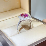 3 Carat Moissanite 925 Sterling Silver Ring