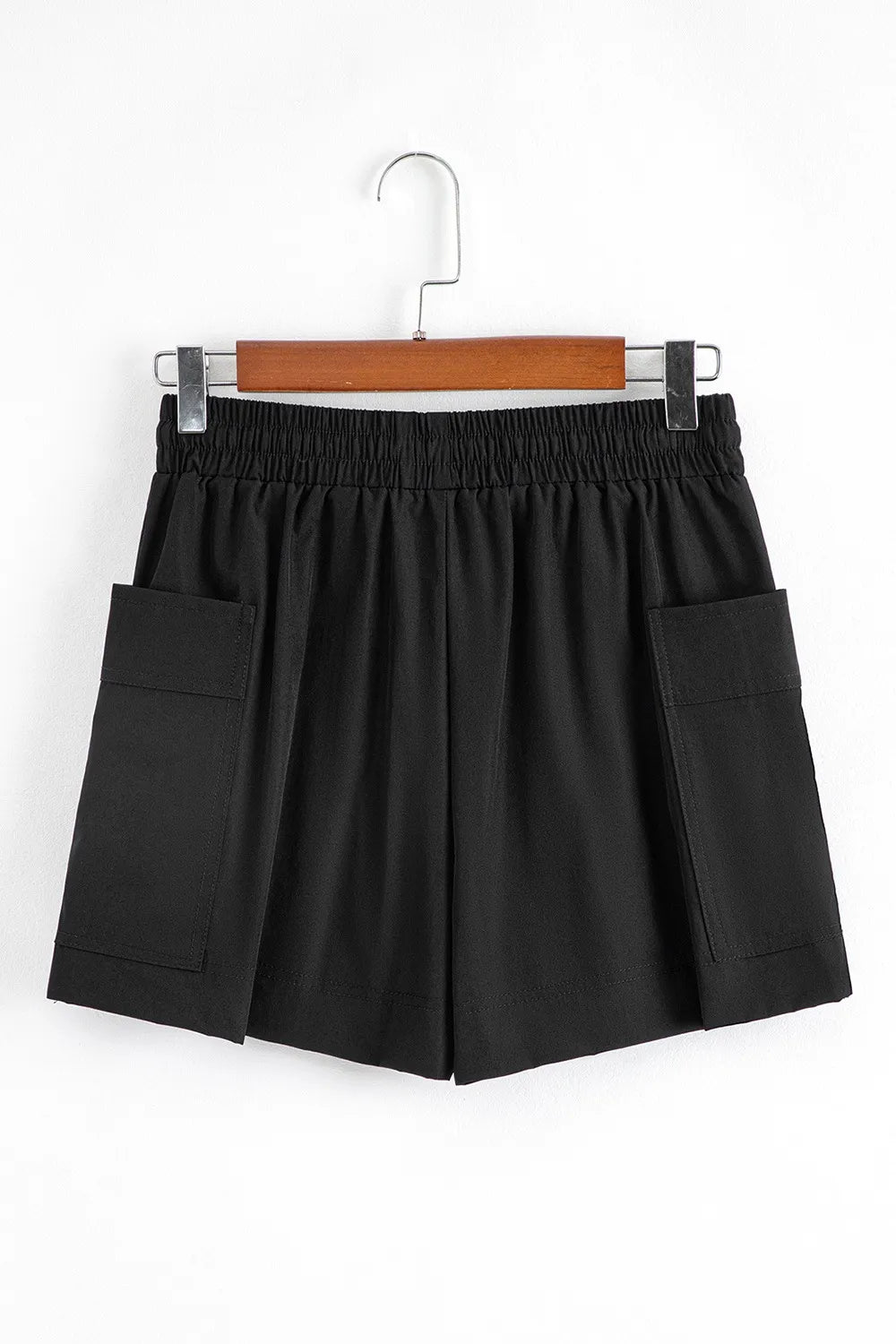 Cargo Pocket Elastic Waist Active Casual Skort - Ladyez