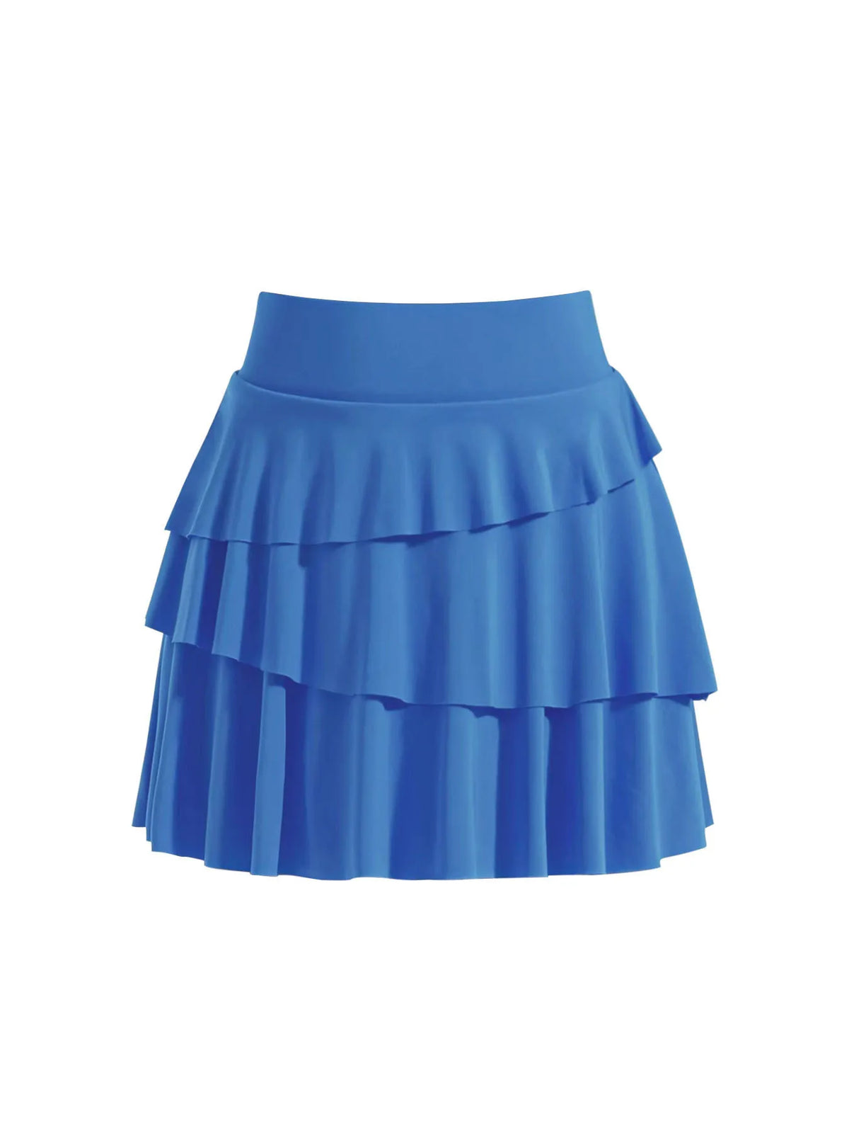Tiered Ruffle Active Skort - Ladyez