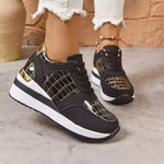 Lace Up Round ToeSneakers