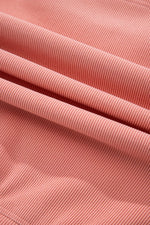 Ribbed Round Neck Top and Pants Set