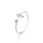 Adjustable Open Cross Ring