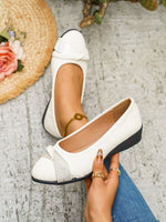 Rhinestone Embellished Wedge Slip-Ons