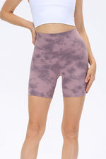 Wide Waistband Sports Shorts - Ladyez