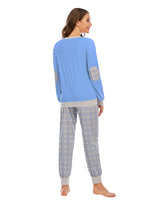 Long Sleeve Top and Polka Dot Pants Set - Ladyez