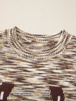 Western Horseshoe Knit Sweater Vest
