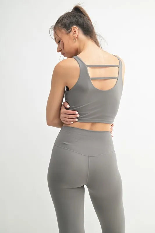 MONO B Venice Cloud Light U-back Active Tank - Ladyez