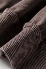 3/4 Sleeve Mineral Wash Loose Cotton Top