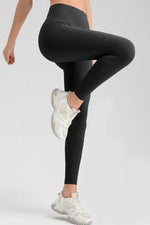 High Waist Skinny Active Pants - Ladyez