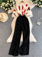 Printed Wide Leg Jumpsuit