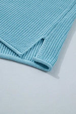 Casual Knit Half Sleeve Sweater