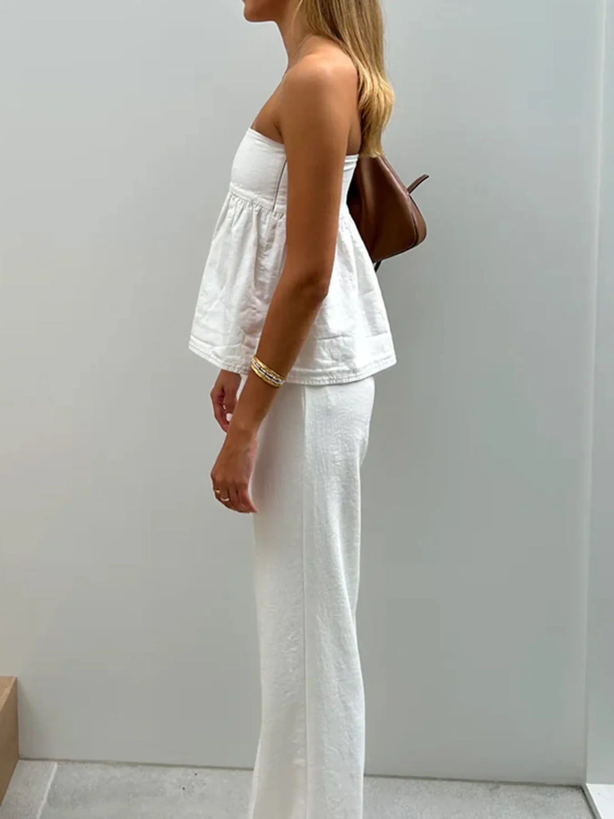 Tube Top and Pants Set