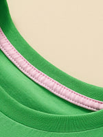 Children's Rabbit Embroidered Cap Sleeve T-Shirt