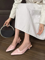 Pointed Toe Slingback Pumps