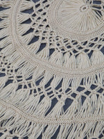 Crochet Fringe Beach Cover Up - Ladyez