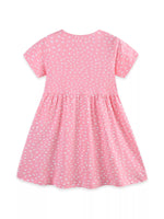 Children's Dinosaur Polka Dot Short Sleeve Dress