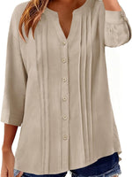 Button-Down Notched Shirt