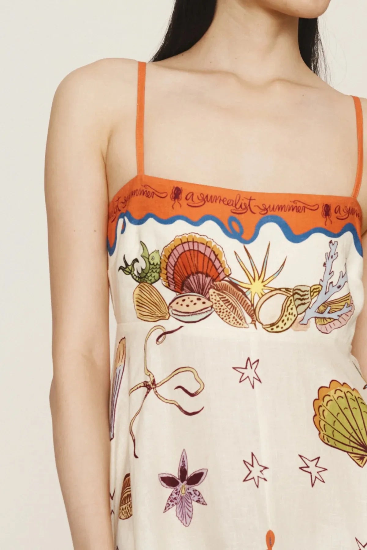Printed Square Neck Maxi Cami Dress - Ladyez