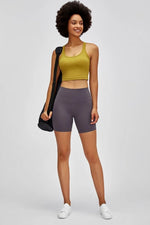 Millennia High Waist Training Shorts - Ladyez