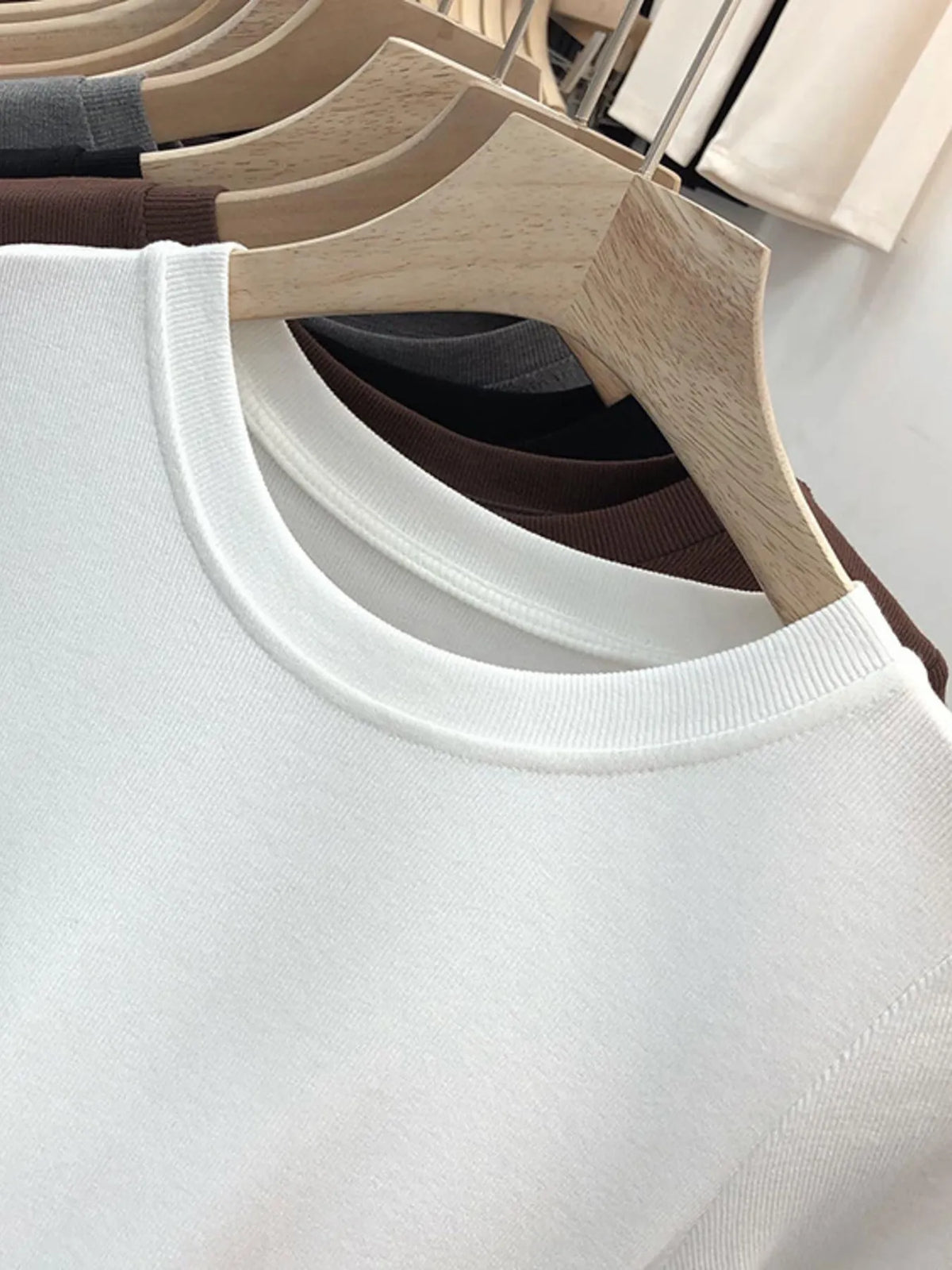 Crew Neck Short Sleeve T-Shirt - Ladyez