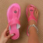 Toe Post Flats Sandals