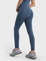 Millennia Wide Waistband Sports Leggings - Ladyez