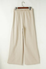 Drawstring Wide Leg Pants