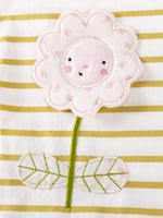 Children's Striped Top & Gingham Capri Set