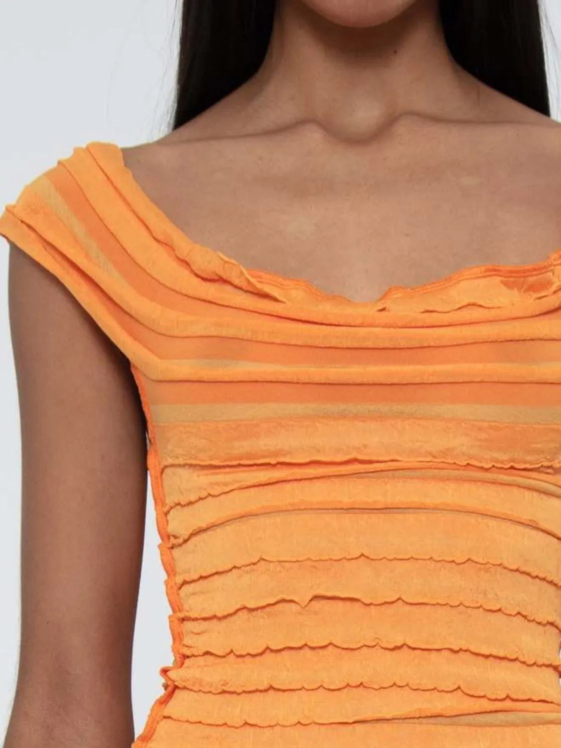 Ruched Solid Tank - Ladyez