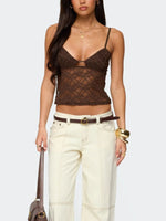 Lace Adjustable Strap Cami