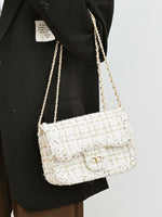 Tweed Chain Shoulder Bag